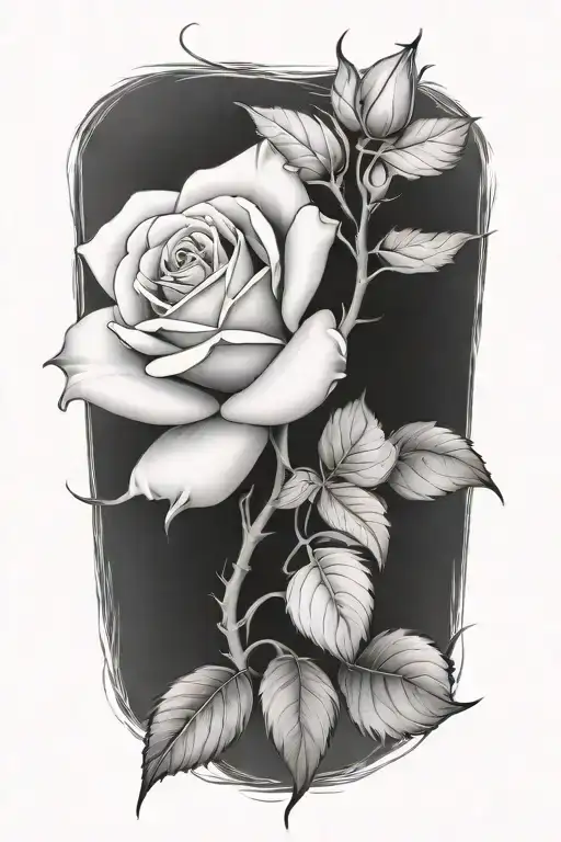 Realistic Rose Flower