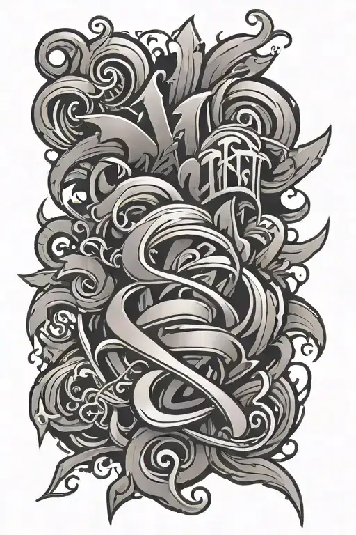 The Graffiti Tattoo With Name Little