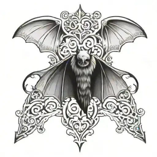 Cross Between Bat Wings