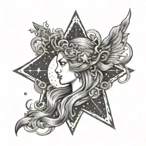 Stars Constilation Virgo Zodiac Sign