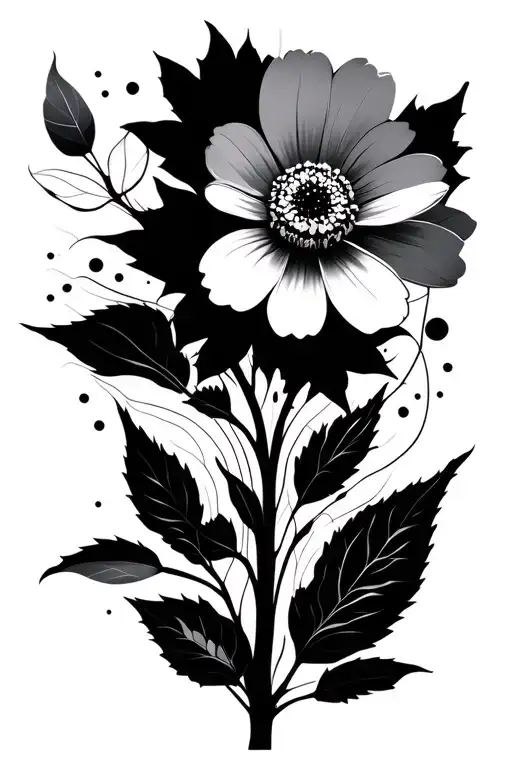 Abstract Globe Flower Circuits Words Geometric