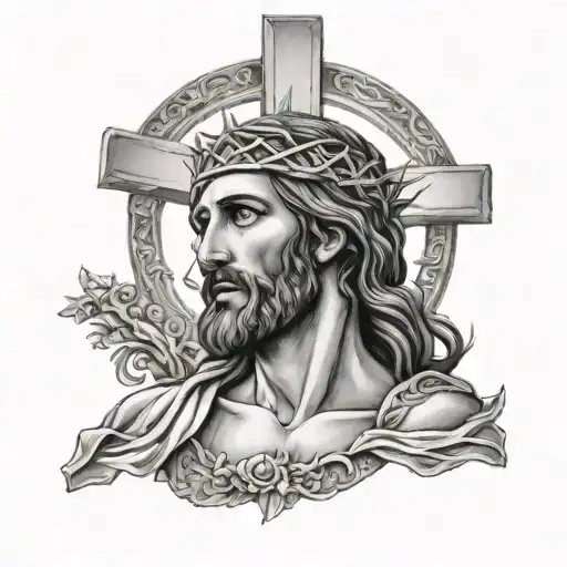 Jesus On The Cross Full Body