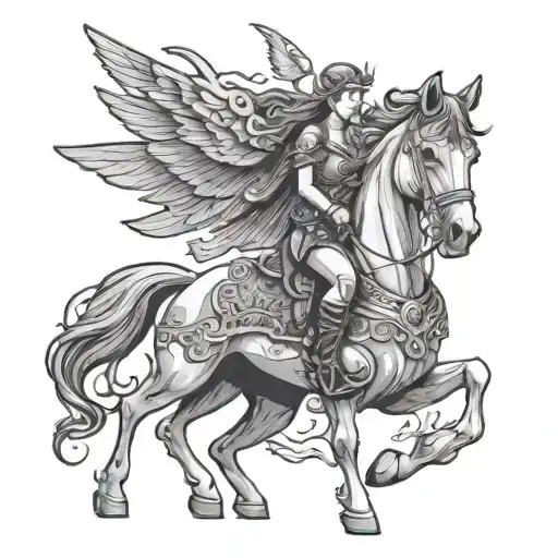 Valkyrie Riding Horse