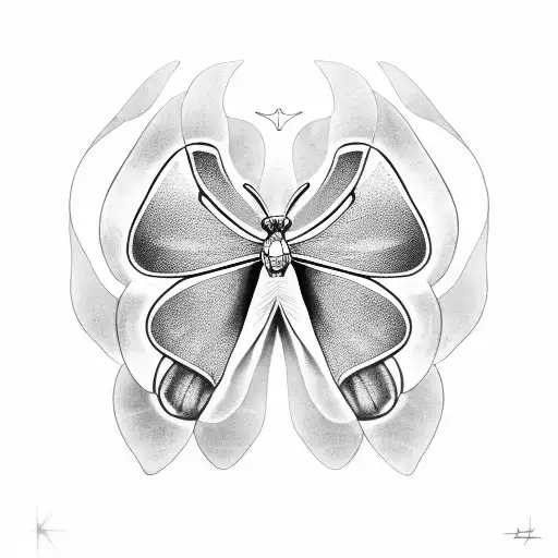 Butterfly With Kendrick Lamar's I Symbol As The Body