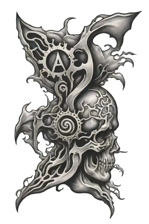 Abstract Brain Cancer