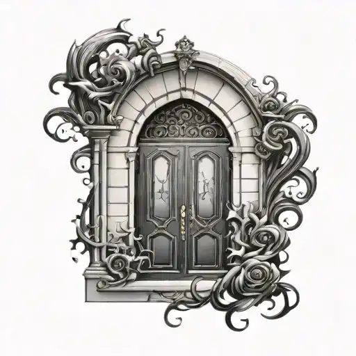 Gothic Secret Door