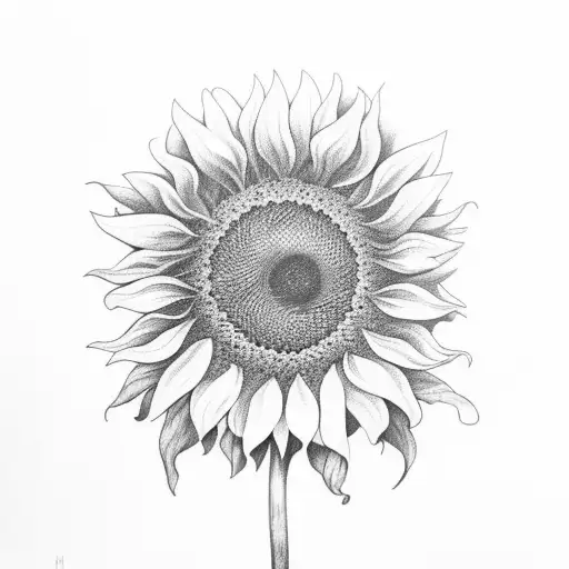 Sunflower Right Top Corner Squared