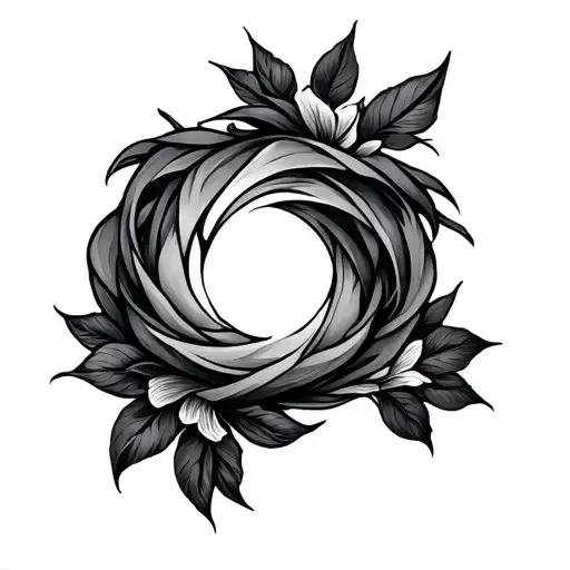 Three-quarter Circle Back Of Shoulder