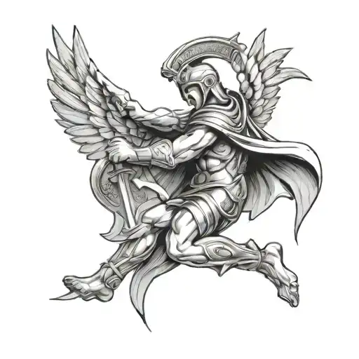 Spartan Angel Falling