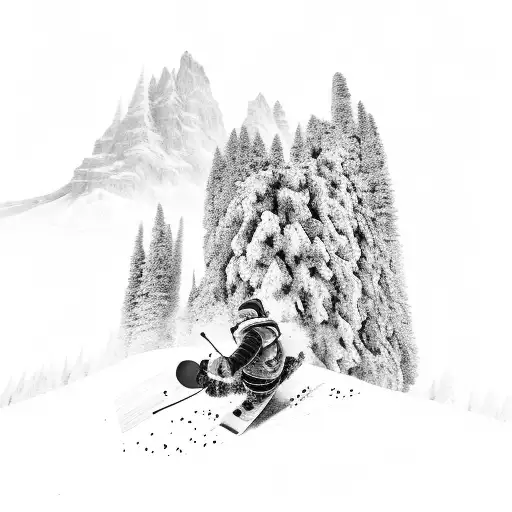 Electronic Components Forming A Mountain Landscape For Snowboarding