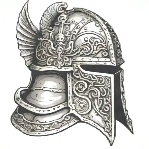 Crusader Helmet That Symbolizes How My Friend Killed Himslef