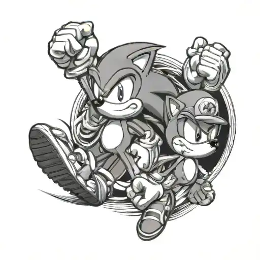 Sonic Met Mario Bros