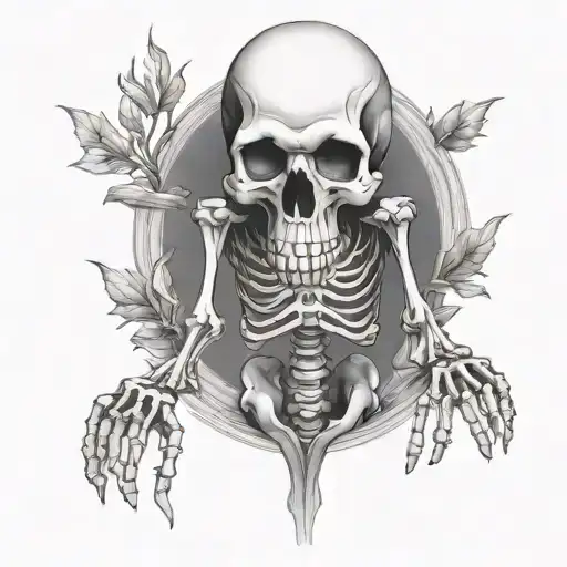 Skeleton Standing Tall