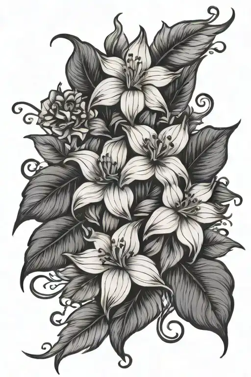 Bunch Of Flowers Vine