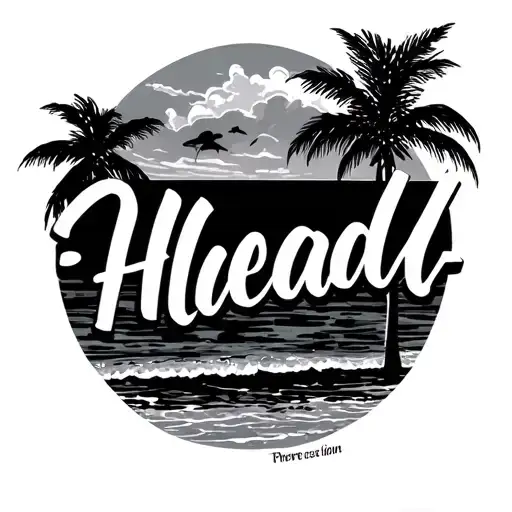 Hawaiian Beach With Children Names