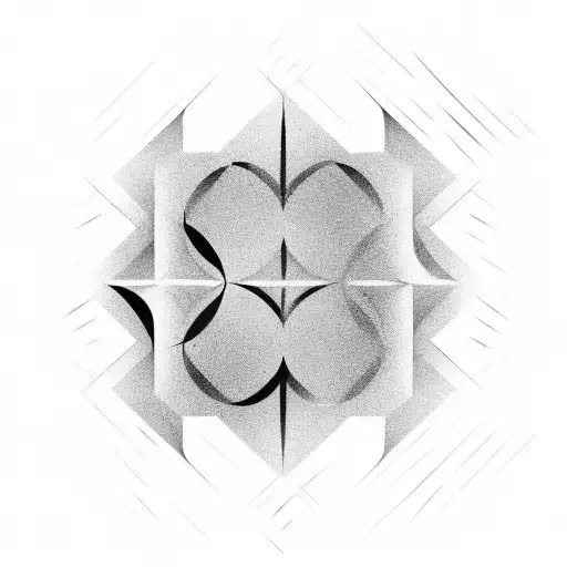 Abstract Geometric Design Of A Checkered Flag With Number 24