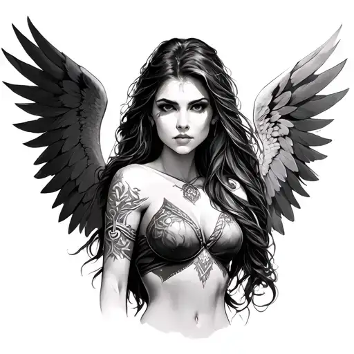 Female Warrior Angels
