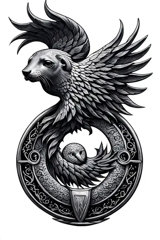 Seal Of The 7 Arcanges Female Pendant