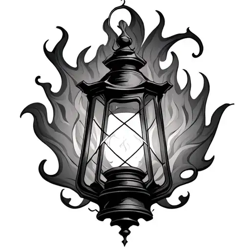 Gothic Lantern Dawn Flame