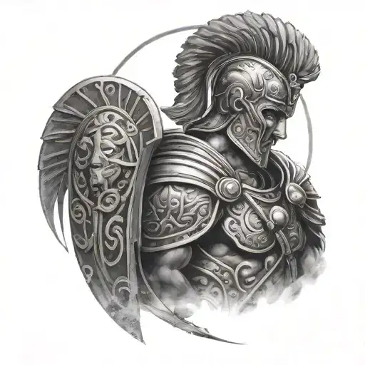 Ancient Roman Warrior Born Form Dna And Build Himsf