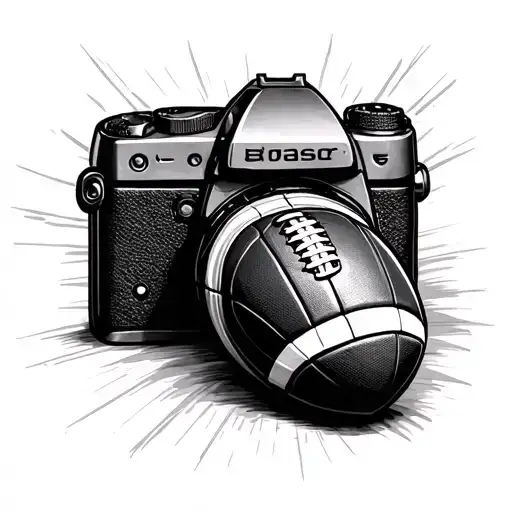Camera And Football