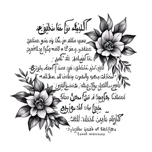 Family And Arabic Bible Verse