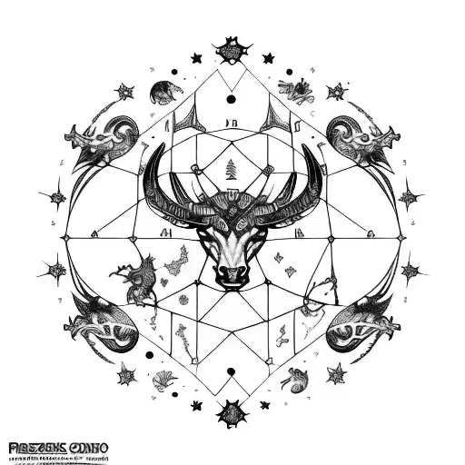 Virgo Zodiac Sign With Zodiac Constellations Stars And Mysterious Mists