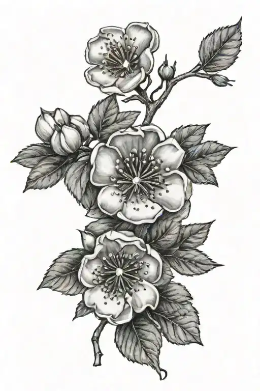 Hawthorn Flower Sister