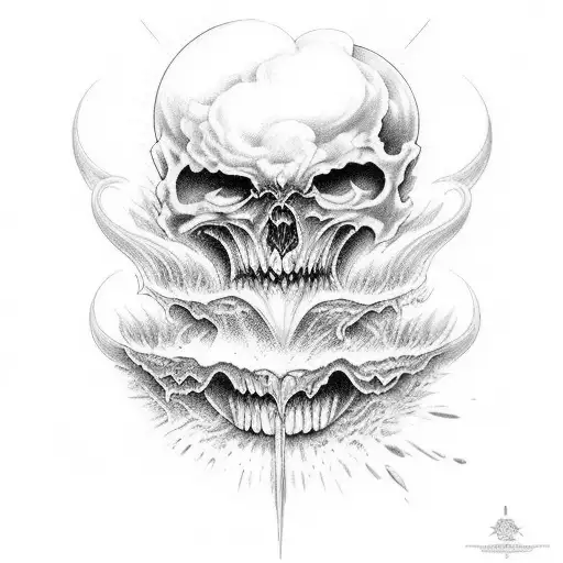 Heaven Vs Hell Half Sleeve Stairs