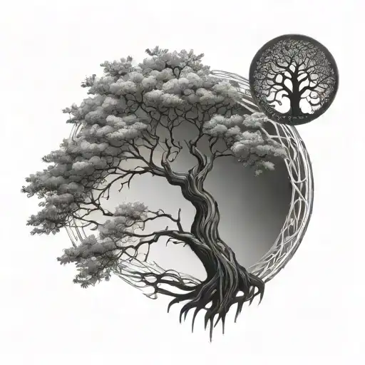 Tree Of Life Growing Up Arm Sleeve