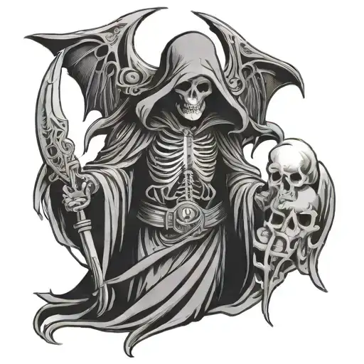 I Want A Grim Reaper Mixed With Aspects Of Computers And Technology