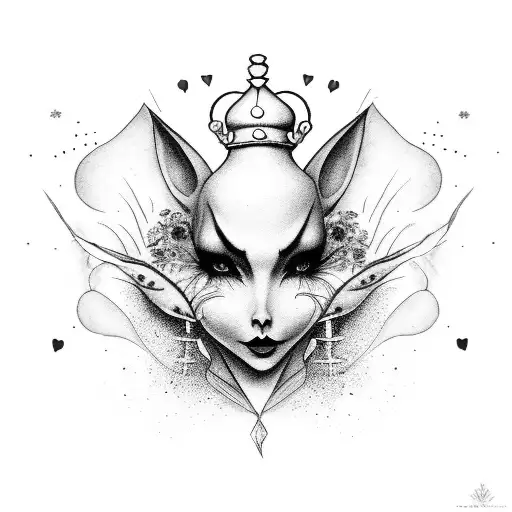 Dark Alice In Wonderland Forest Full Arm Sleeve