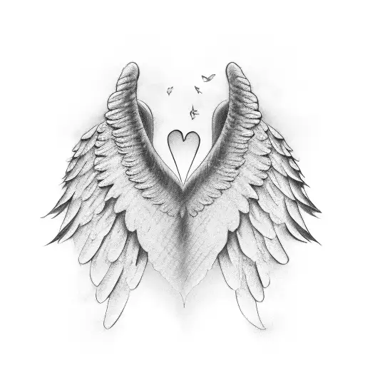 Angel Wings Heart