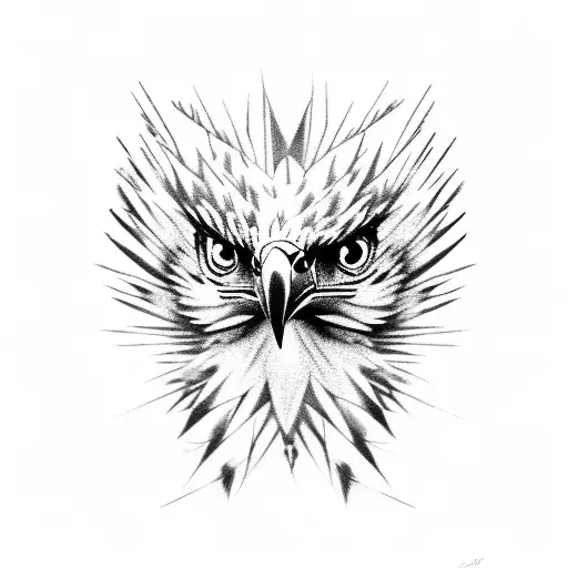 Angry Golden Eagle Flying Fast