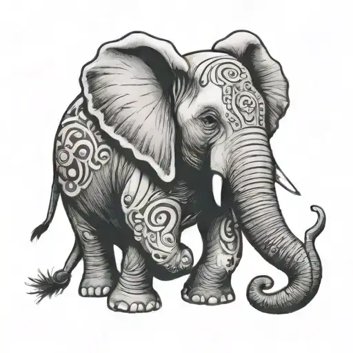 Elephant And Money Bag