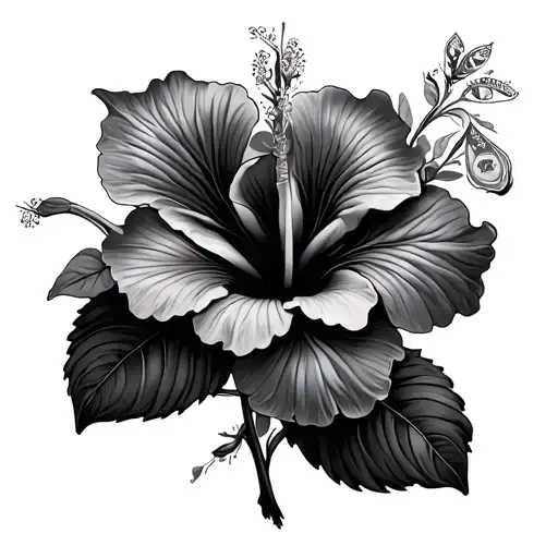 Money Hibiscus Flower Blooming