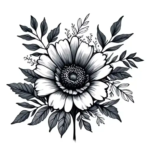 October And September Birth Flower Bouquet