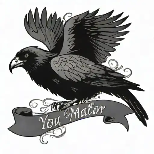 You Matter In Raven Letters