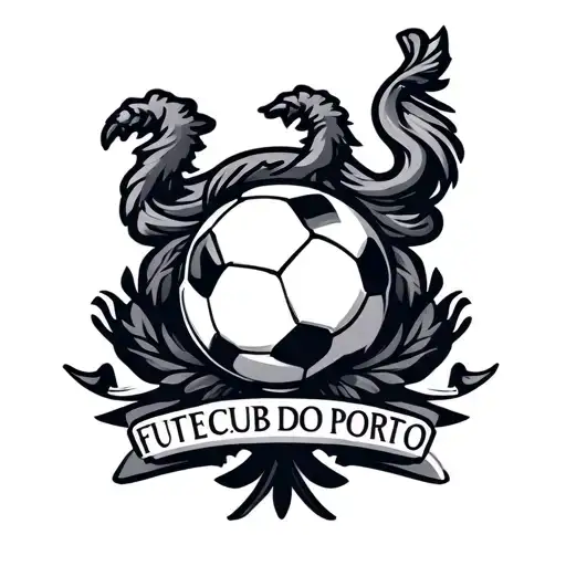 Symbol Of Ligotype Futebol Clube Do Porto And Rosa