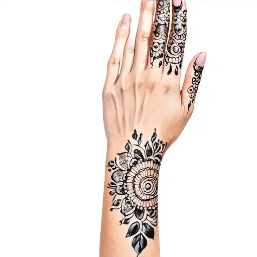Henna Style Hand