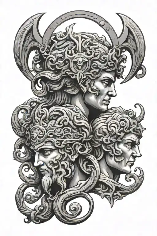 Janus God Symbol