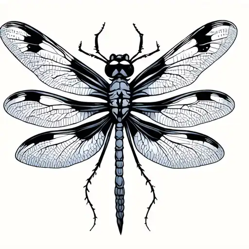 Dragonfly Gothic Style
