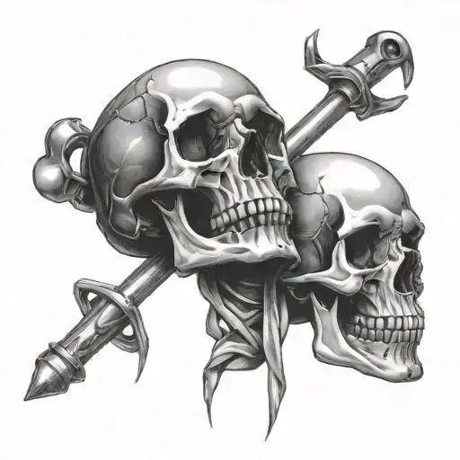 Skull And Crutches