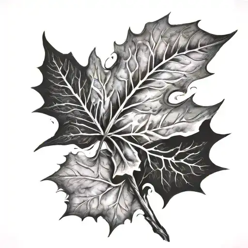 Dissolving Maple Leaf Entropy