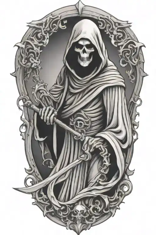 Grim Reaper Reaping A Soul
