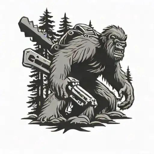 Bigfoot Chainsaw Cutting