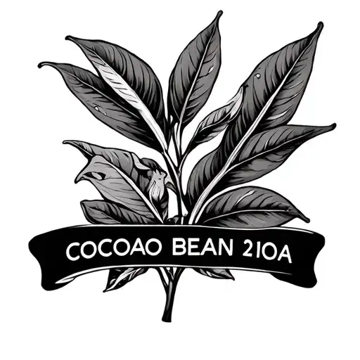 Cocoa Bean Plant Vine