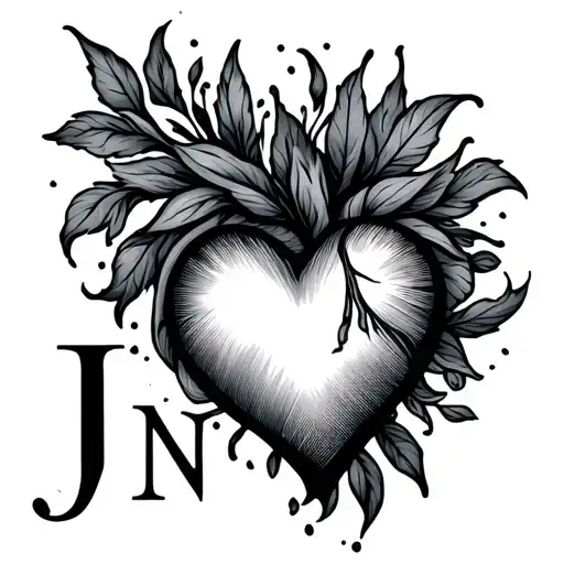 Initial Jn With Heart