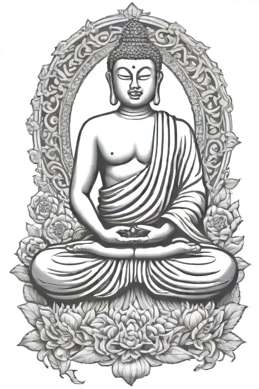 Bro Traditional Buddha Meditating