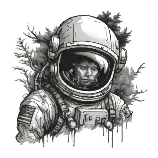 Astronaut Forest Lost
